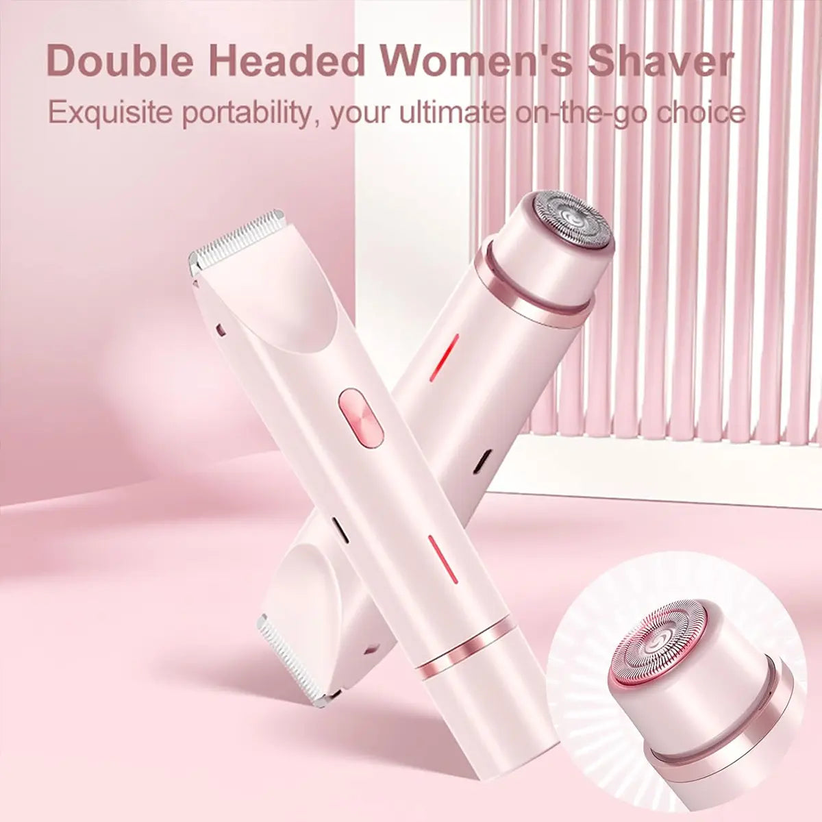 Revolutionary Electric Bikini Trimmer for Women - Rechargeable 2-in-1 Hair Shaver & Razor for Effortless Body and Facial Grooming, Perfect Valentine's Day Gift!